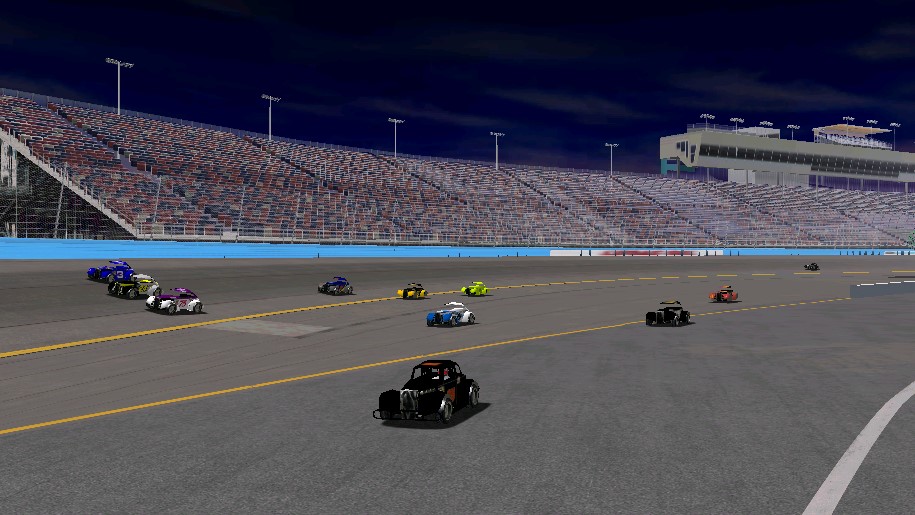 Drivers used every bit of pavement at the new ISM Raceway -- Photo credit: viagra6car / HeatFinder