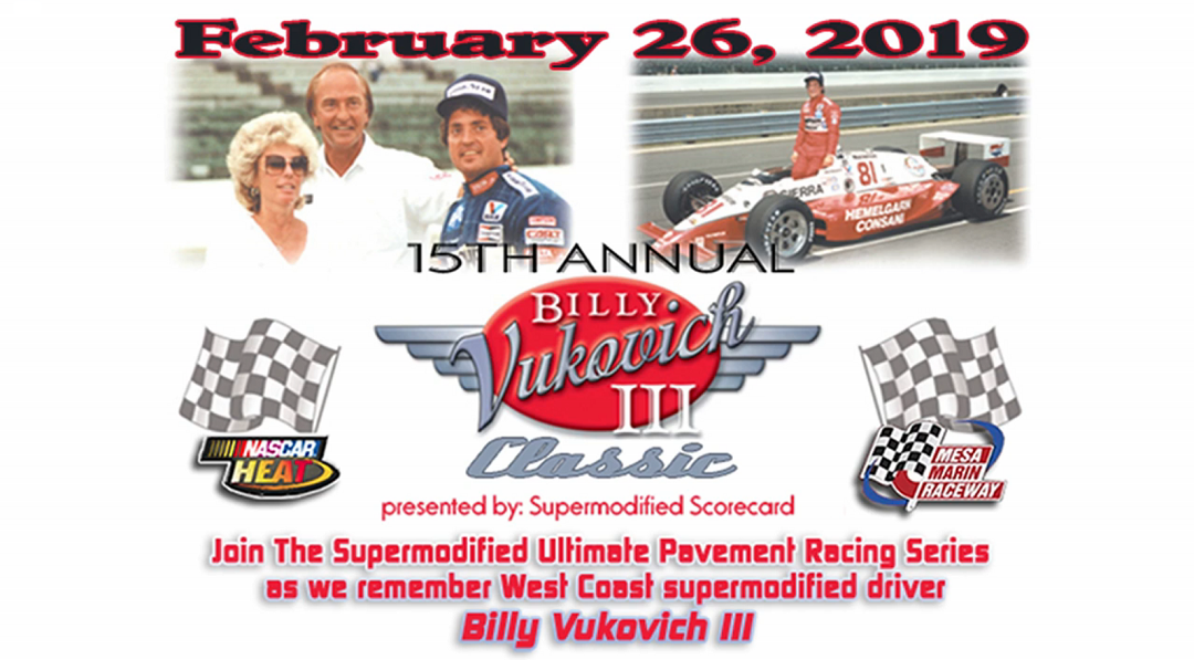 SUPRS remembers and honors the late Billy Vukovich III Classic 100 at Mesa Marin Speedway