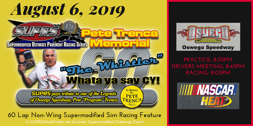 SUPRS 15th running of "The Whistler" honors an Oswego Speedway non-racing legend.