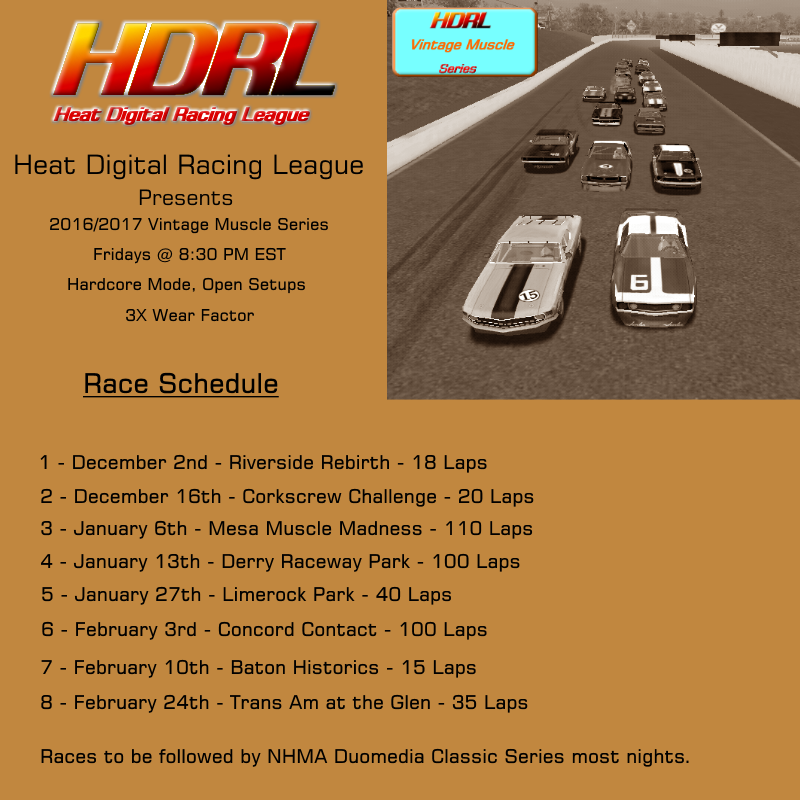 Heat Digital Racing League